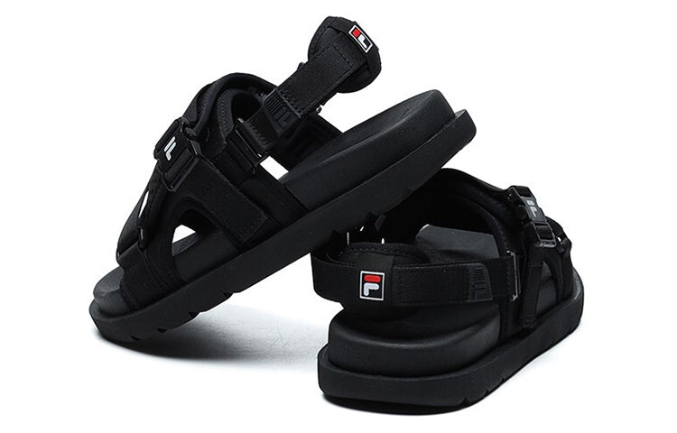 (WMNS) Fila Fusion Sandals 'Black' T12W125402FBK
