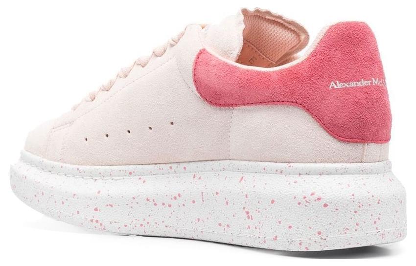 (WMNS) Alexander McQueen Larry Oversized Low-Top Sneakers 'Pink White' 708067WIA5D6822