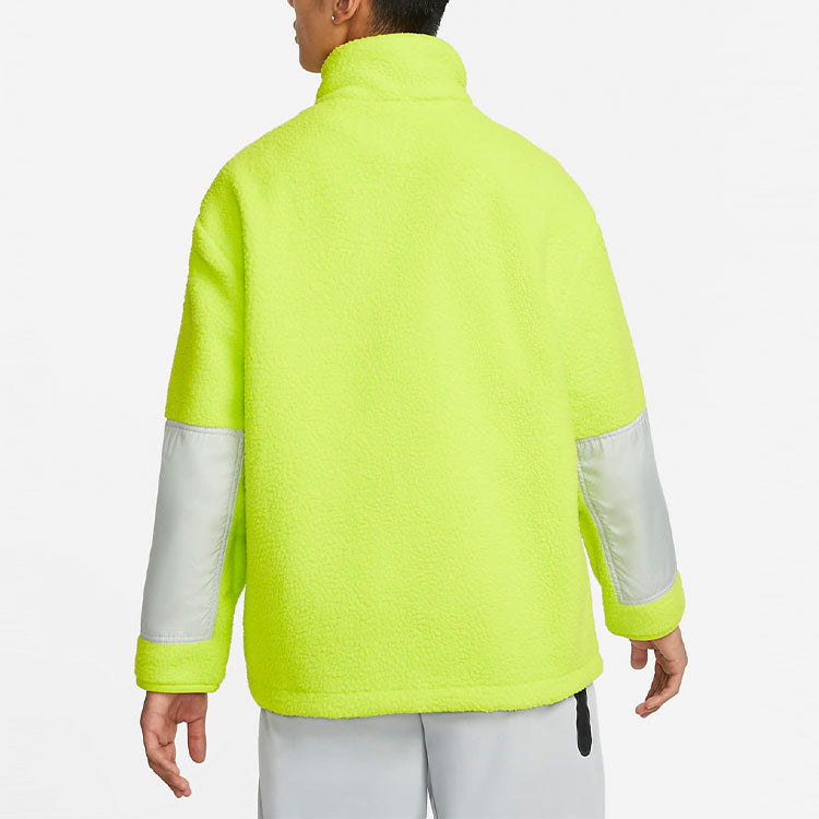 Nike SS22 Full-length zipper Cardigan Fleece Jacket Green DD5022-345