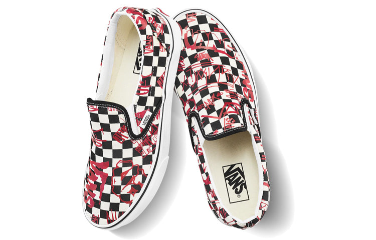 Vans Classic Slip-On 'Black White Red' VN0A4BV31IW