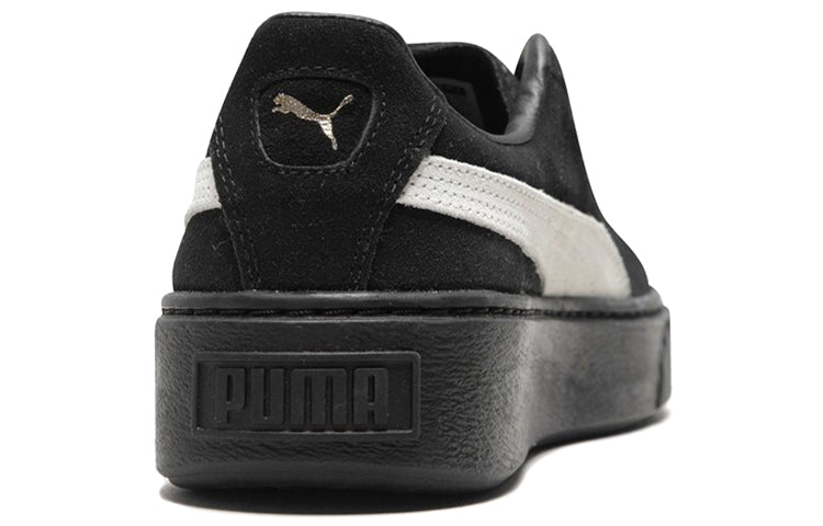 (WMNS) PUMA Suede Skate shoes 'Black White' 364718-03