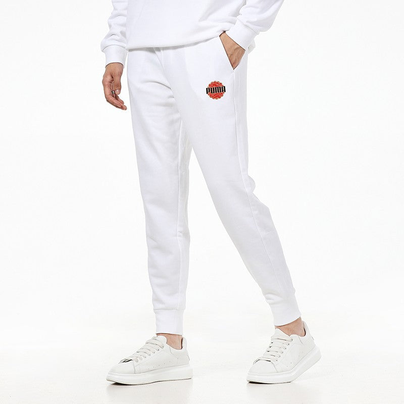 PUMA Logo Sports Pants 'White' 532914-02
