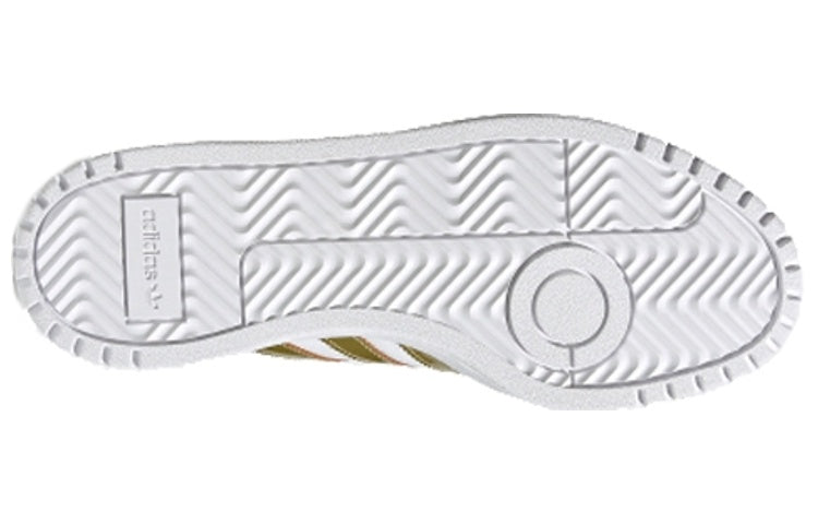 (WMNS) adidas Team Court 'White Gold Metallic' EF6058