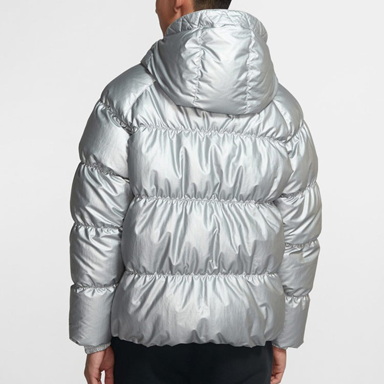 Nike Sportswear Down Fill protection against cold Stay Warm Hooded Jacket Down Jacket Silver BV4710-096