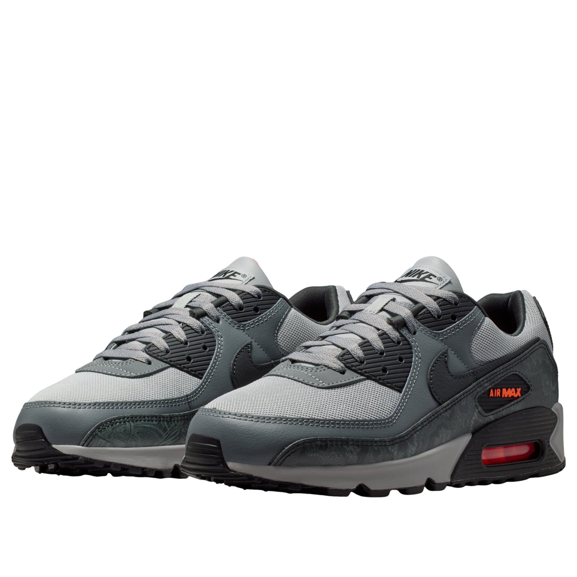 Nike Air Max 90 Premium 'Dark Grey Hyper Crimson Black' IQ0172-900