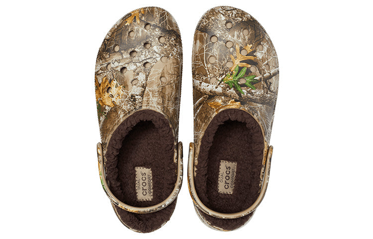 Crocs Classic Lined Realtree Edge Clog 'Brown' 205377-280