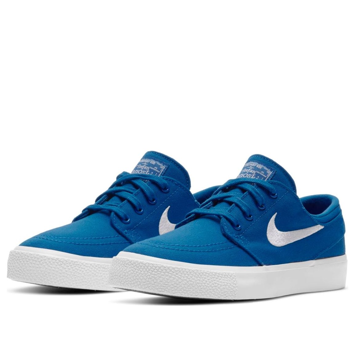 (GS) Nike SB Zoom Stefan Janoski Canvas 'Blue White' 654861-406