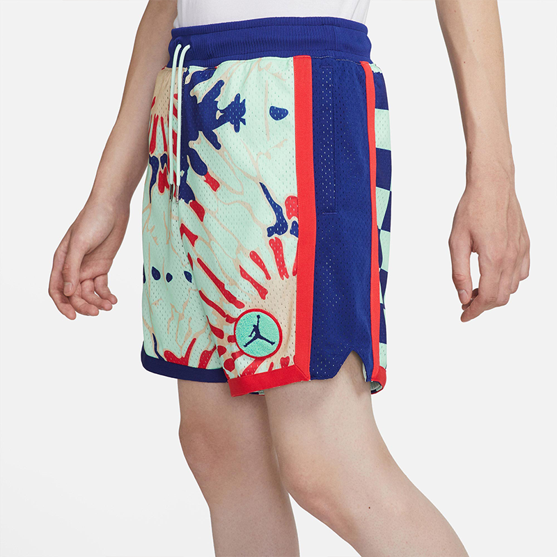 Air Jordan Sport DNA Printing Basketball Shorts Blue CK9528-455