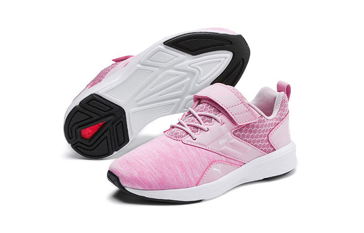 (PS) PUMA NRGY Comet Running Shoes Pink/White 190676-09