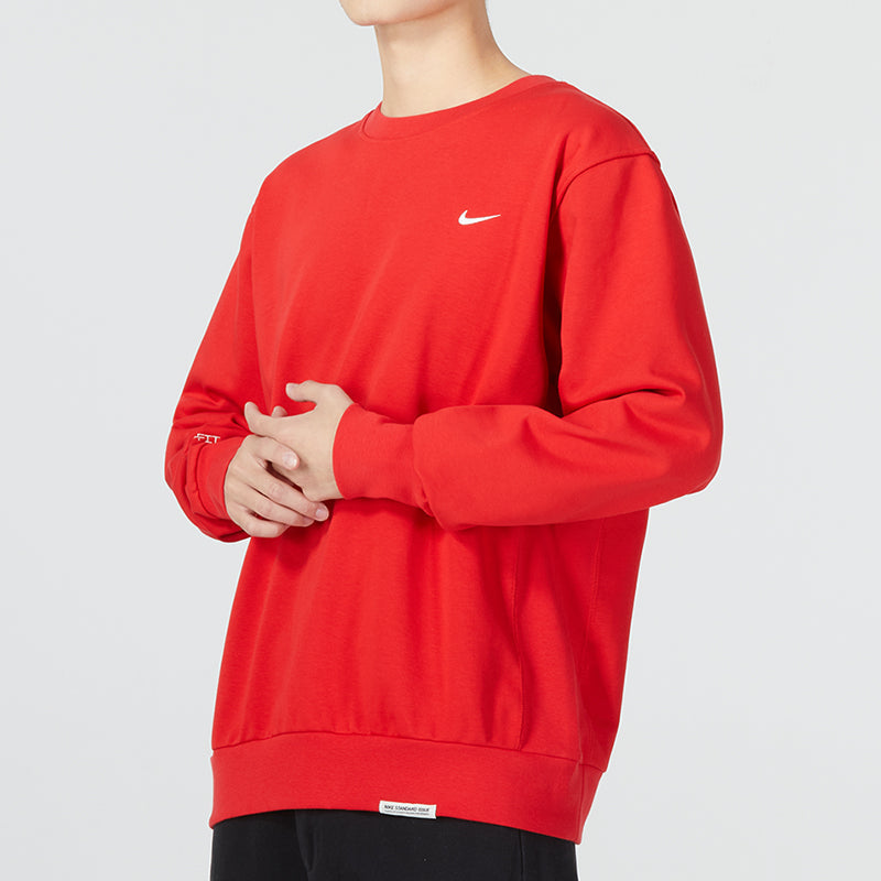 Nike solo swoosh crew neck sweatshirt 'Red' DQ5821-657