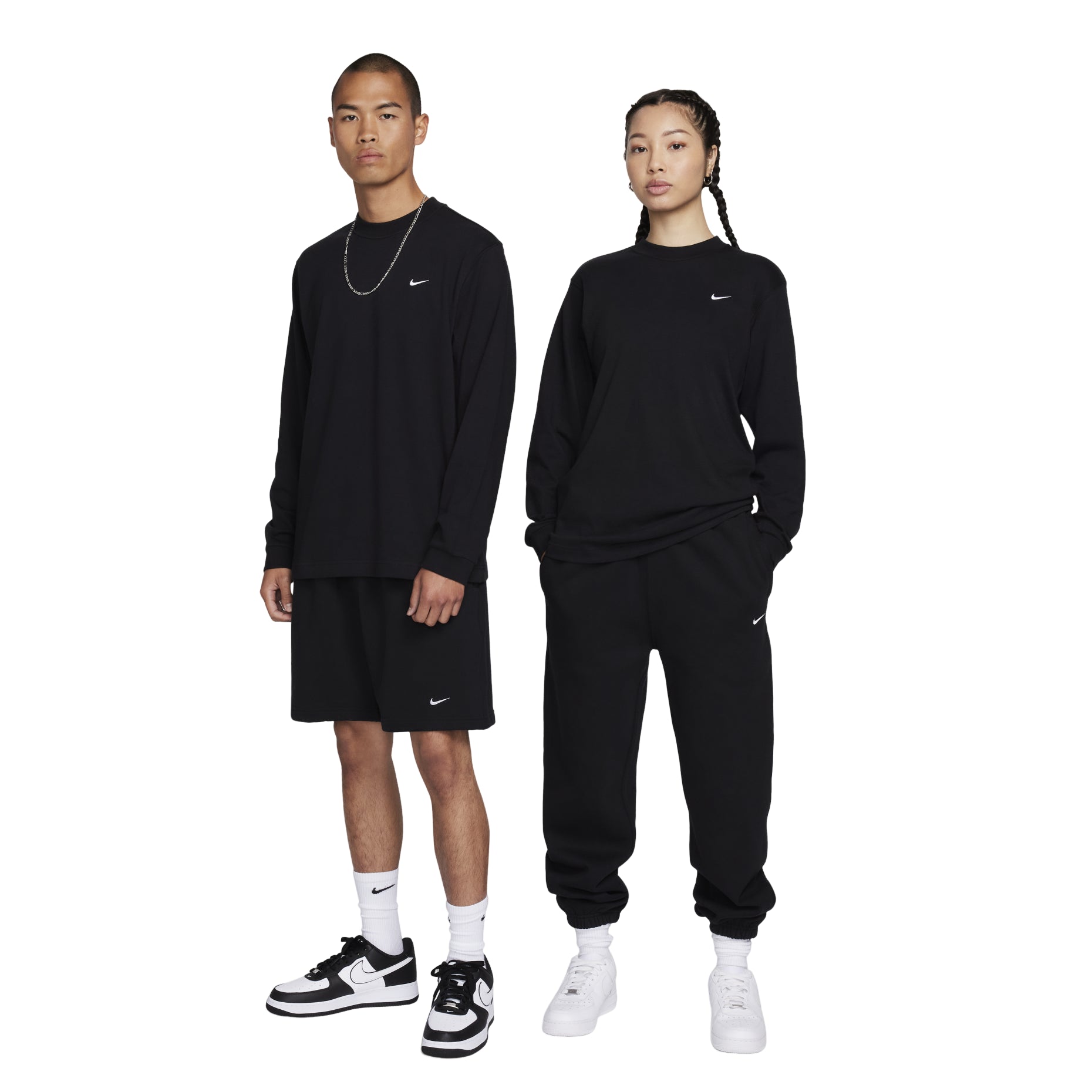 Nike Solo Swoosh Long-Sleeve Top 'Black' DX0885-010