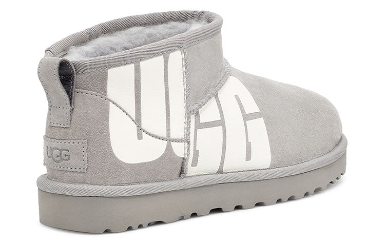(WMNS) UGG Classic Ultra Mini Chopd 'Light Grey' 1126373-CBB