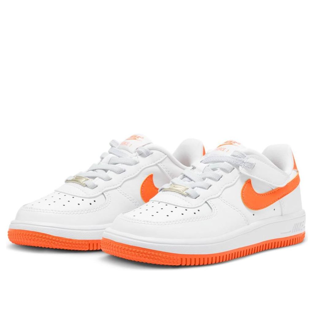 (PS) Nike Force 1 Low EasyOn 'White Safety Orange' FN0237-113