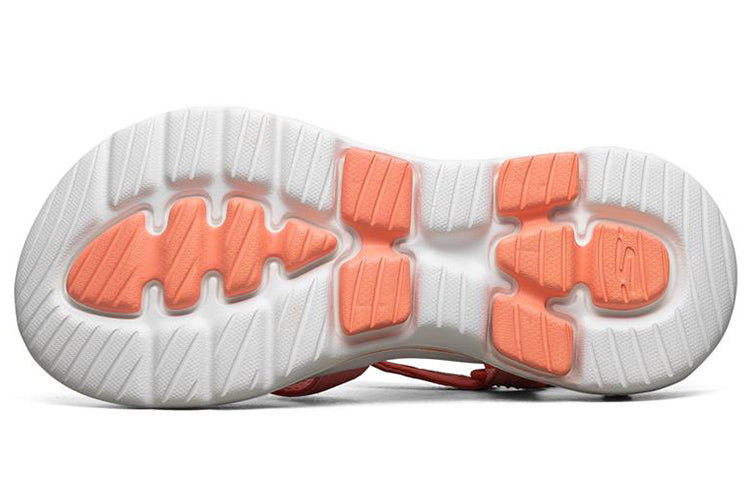 (WMNS) Skechers Go Walk 5 'Orange White' 140096-CRL
