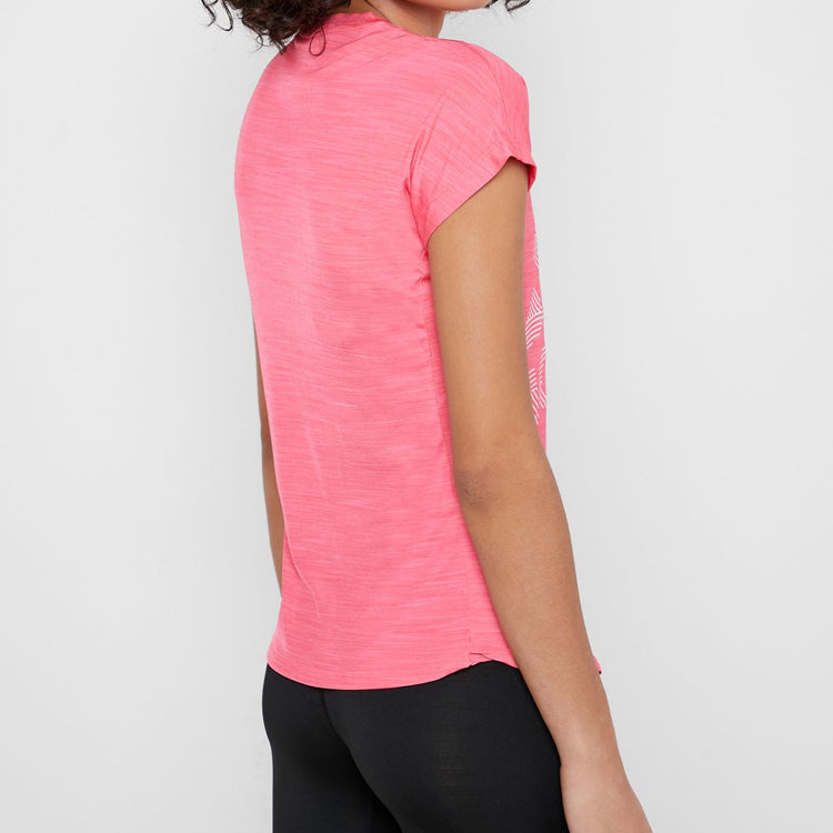 (WMNS) adidas Training Sports Round Neck Short Sleeve Pink Red EB4499