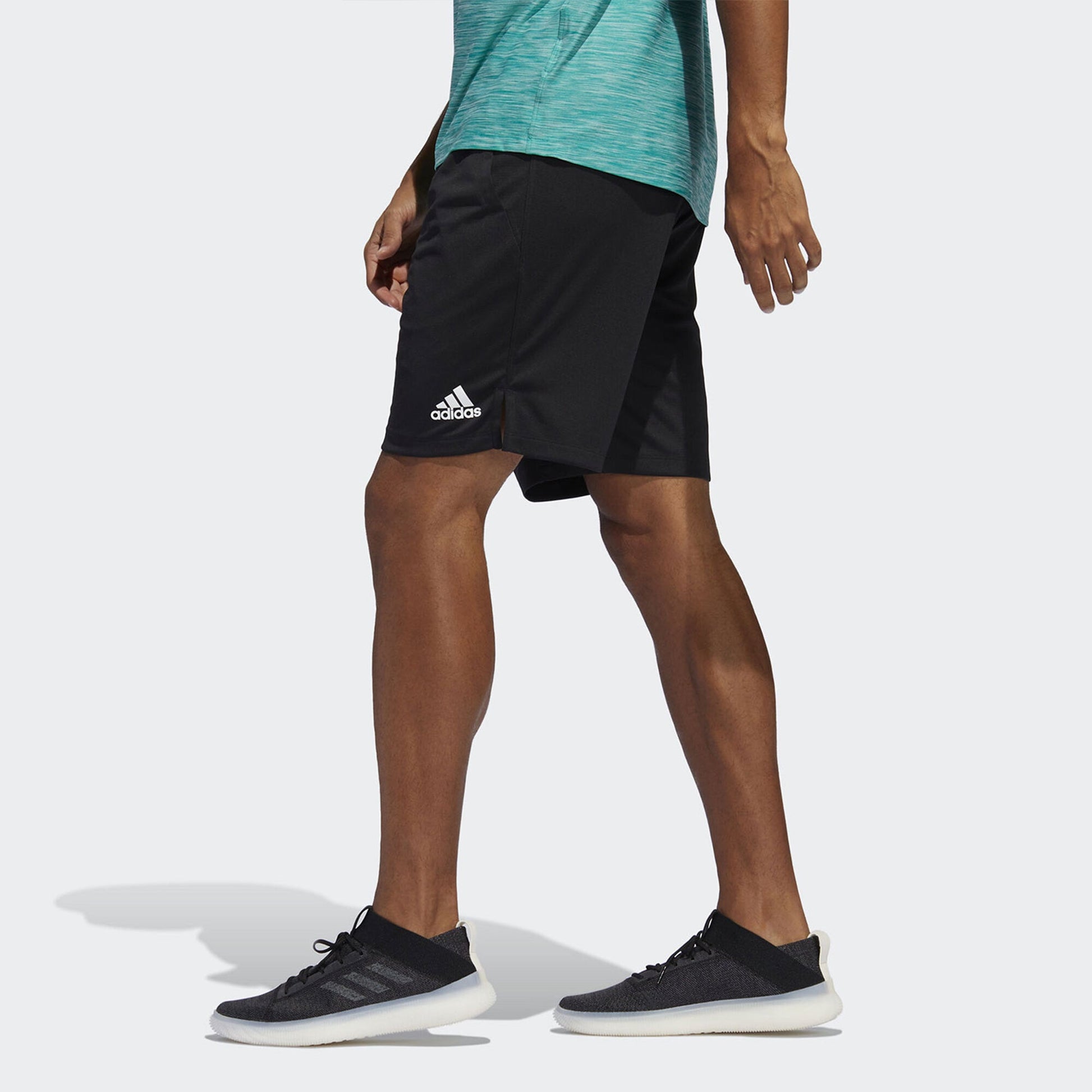 adidas Breathable Gym Sports Shorts Black FJ6156