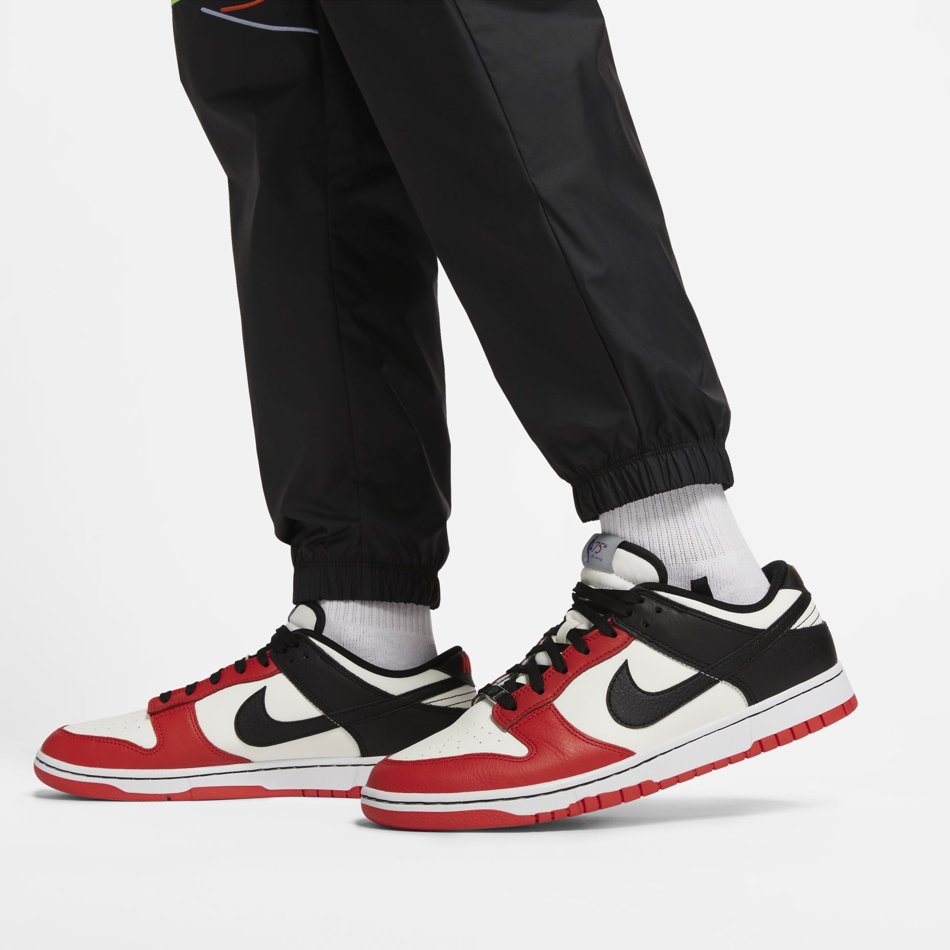 Nike Rainbow Logo Pants 'Black' DX0622-010