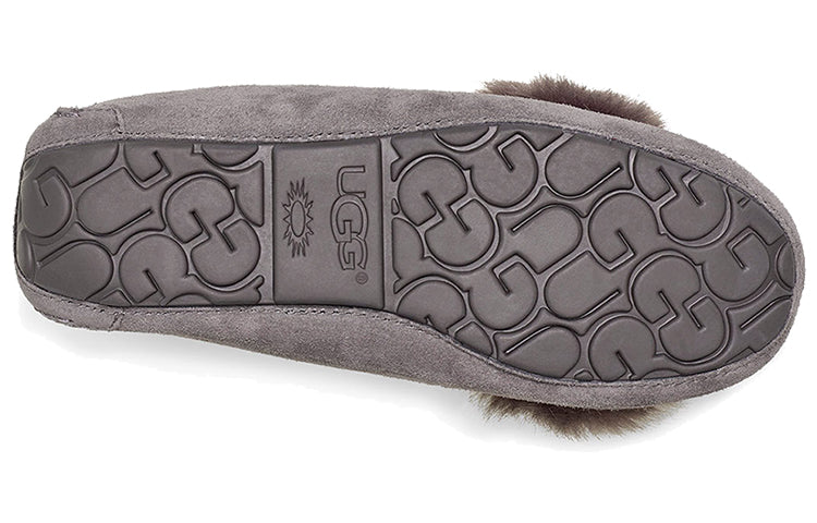 (WMNS) UGG Holiday Ansley Puff Bow 'Grey' 1103858-CHRC