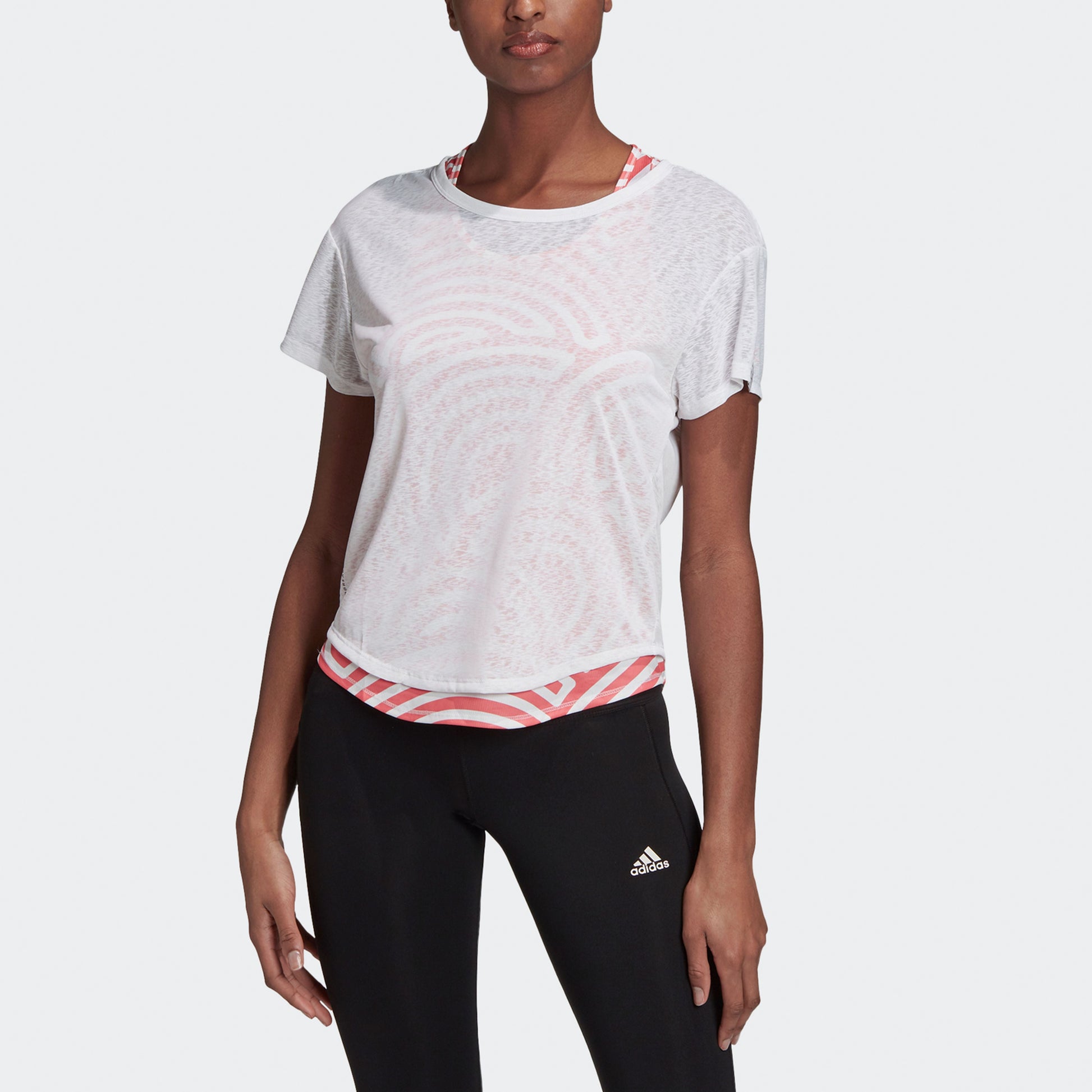 (WMNS) adidas x Takahashi Riko Tee White/Red GD5035