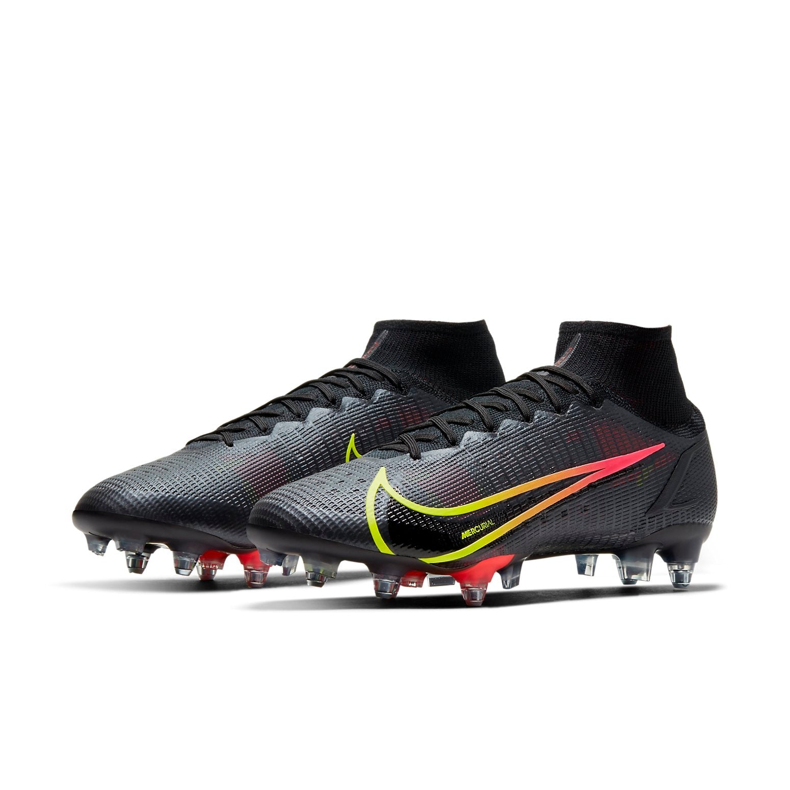 Nike Mercurial Superfly 8 Elite SG-Pro AC 'Black Yellow Orange' CV0960-090