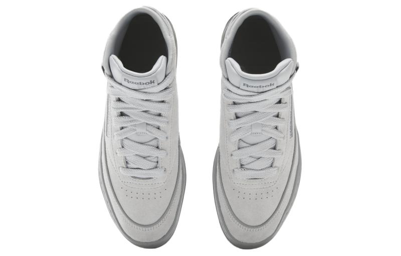 (WMNS) Reebok Club C Geo Mid 'Pure Grey' 100074482