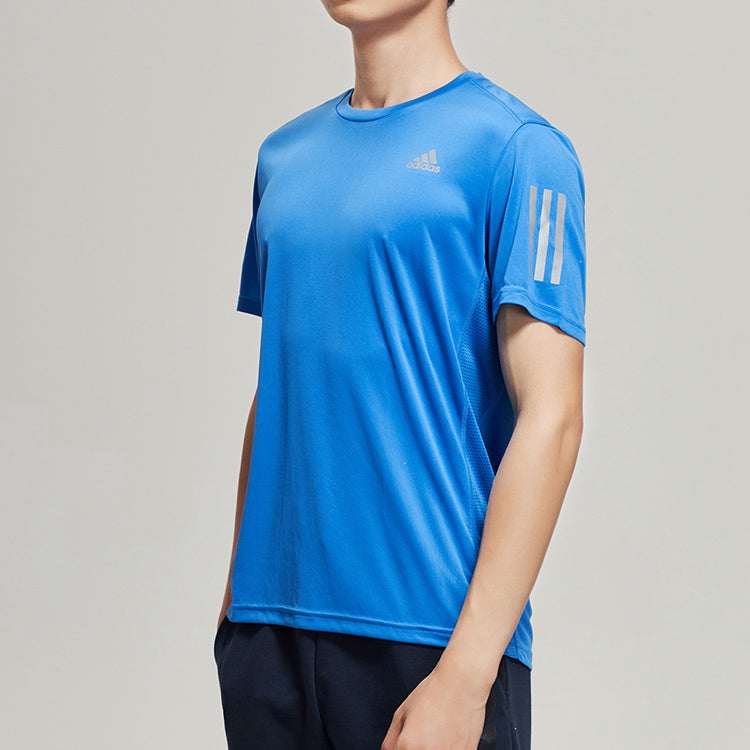 adidas Own The Run Sports Short Sleeve Tee 'Blue Grey' DX1995