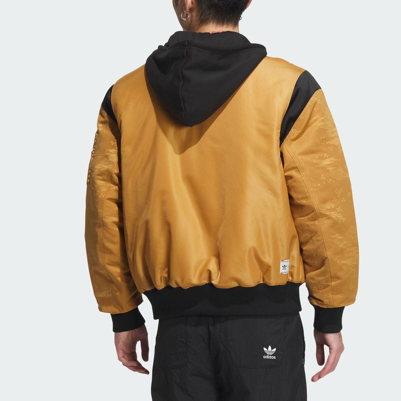 adidas Originals X Feifei Ruan Padded Ma Jacket Asia Sizing 'Brown Black' IX4233