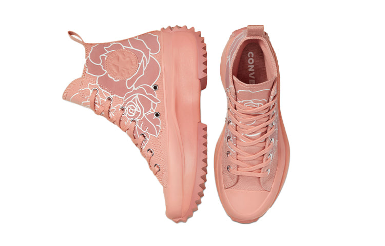 (WMNS) Converse Natasha Cloud x Run Star Hike Inspired 'Floral - Pink Quartz' 571877C