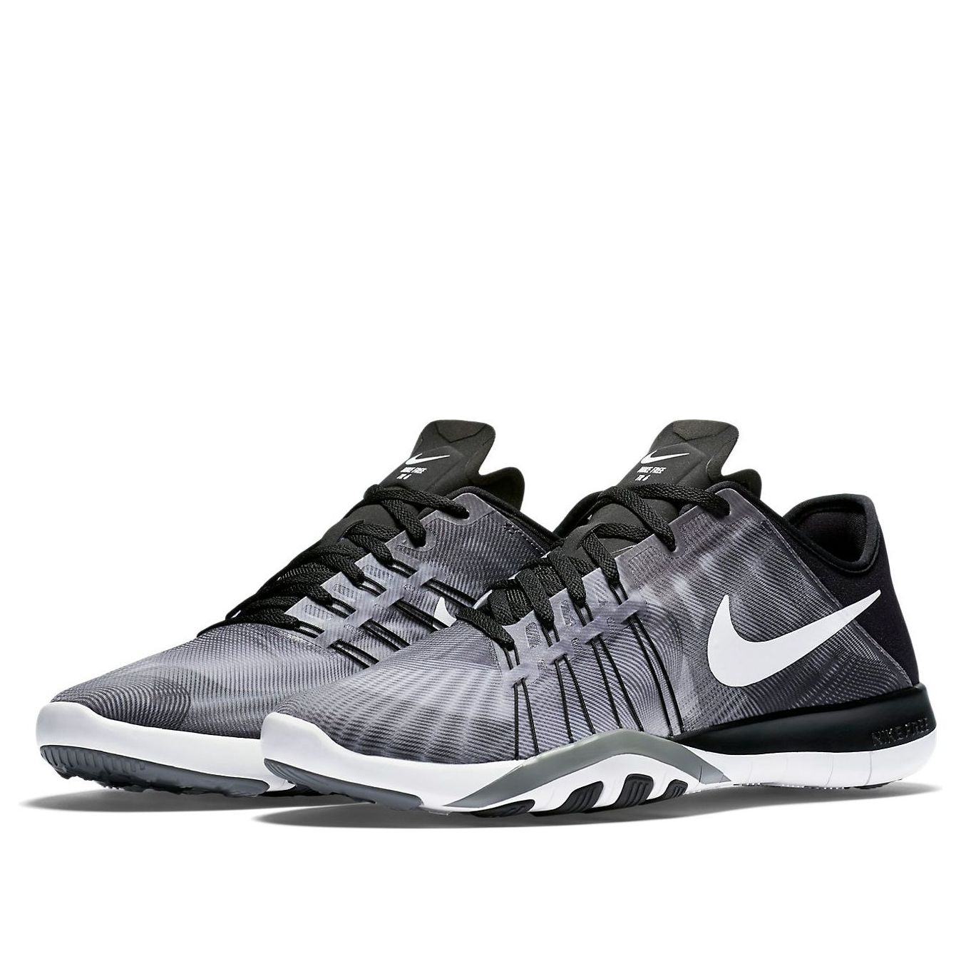 (WMNS) Nike Free TR 6 Print 'Black Cool Grey' 833424-001