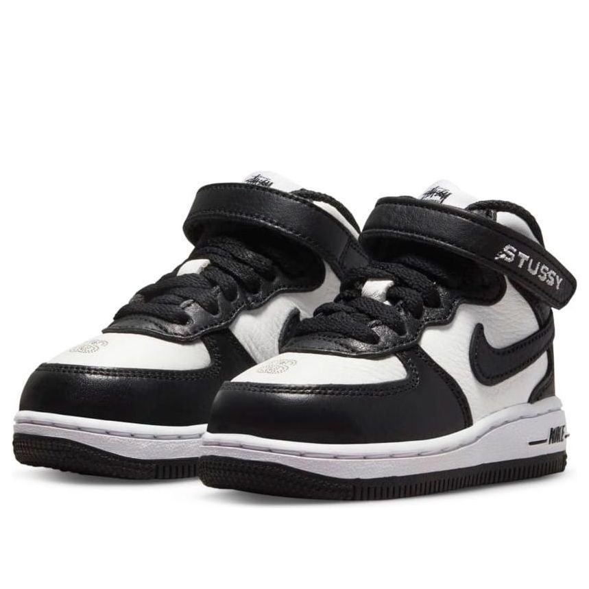 (TD) Nike x Stussy Air Force 1 Mid 'Black White' DN4160-002