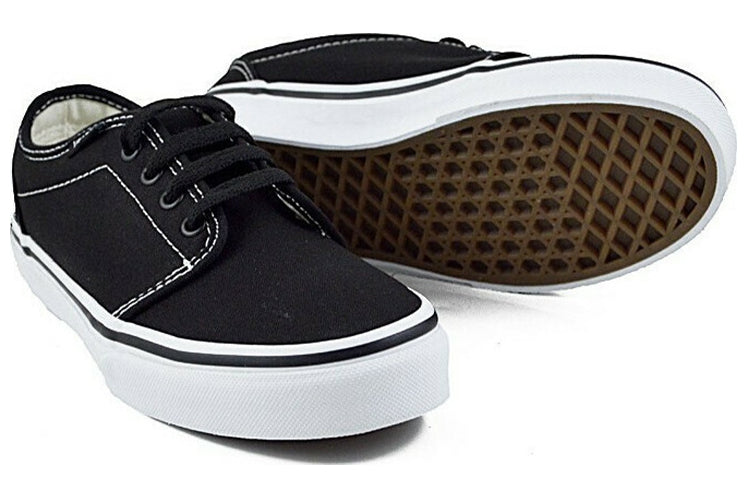 Vans 106 Vulcanized Minimalistic Cozy Low Tops Casual Skateboarding Shoes Black VN0A4UH66BT