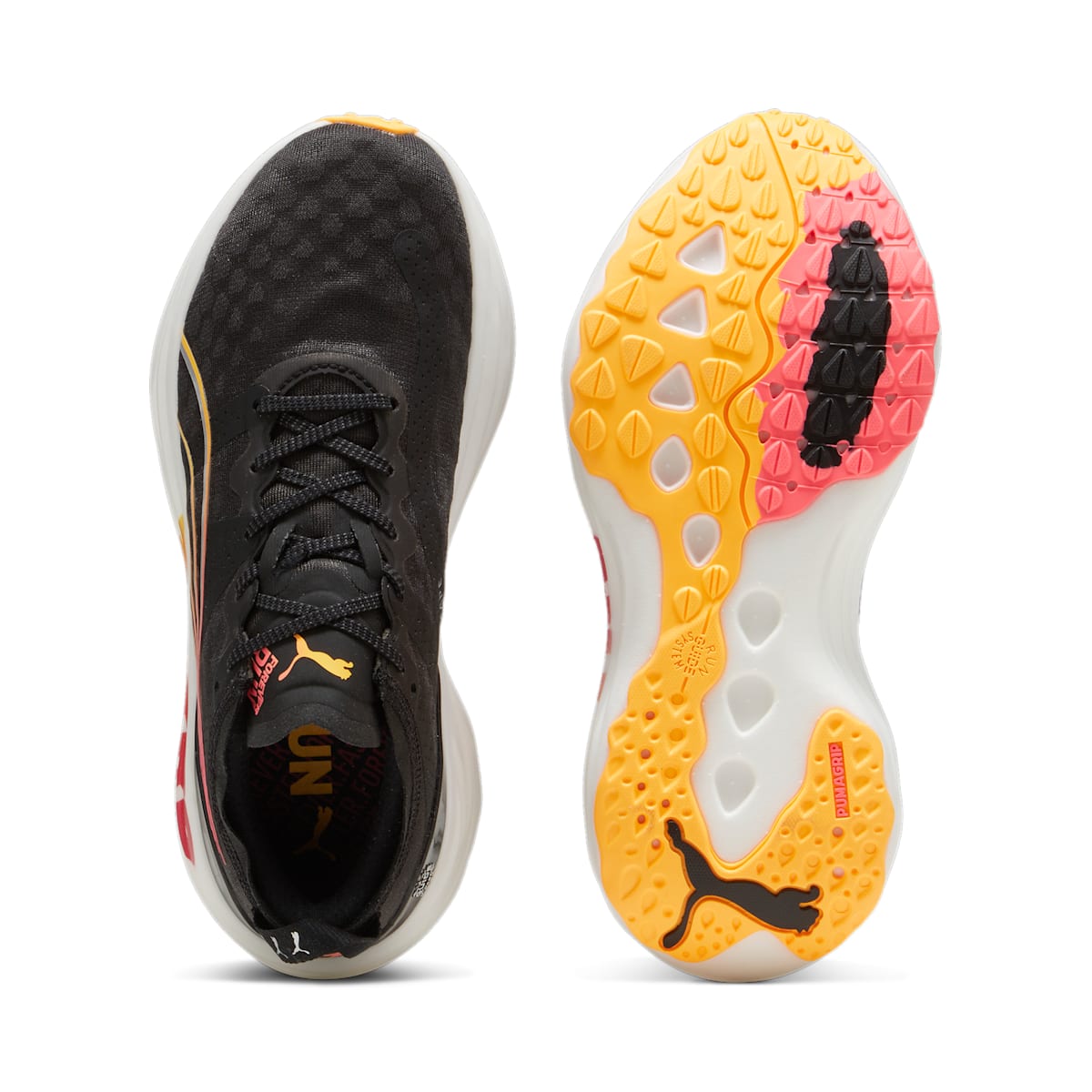 (WMNS) PUMA ForeverRun Nitro 'Black Sun Stream' 309704-01