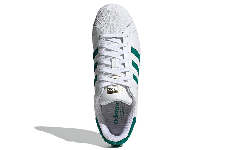 adidas Superstar 'Chenille Stripes Cloud White Green' H00190