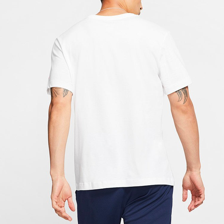 Nike Dri-fit Kobe Logo Athleisure Casual Sports Short Sleeve White BV8333-100