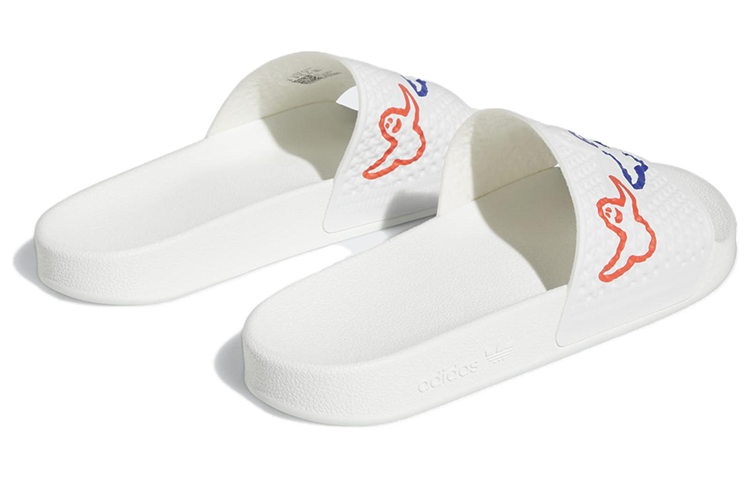 adidas Shmoofoil Slides 'Cloud White Red Pulse Mint' HQ2034