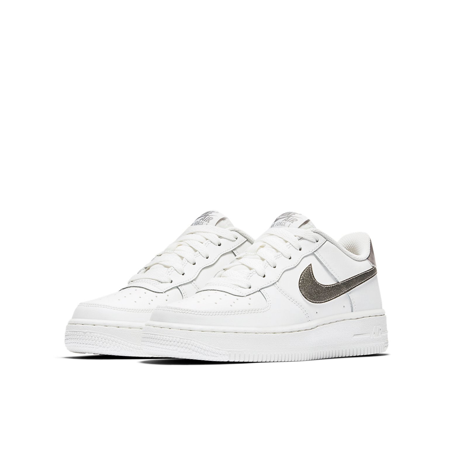 (GS) Nike Air Force 1 Low 'Metallic Silver' 314219-128