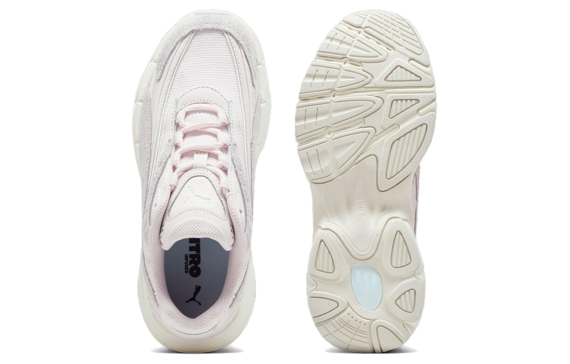 (WMNS) PUMA Teveris NITRO Vortex Hairy 'Galaxy Pink White' 392909-03