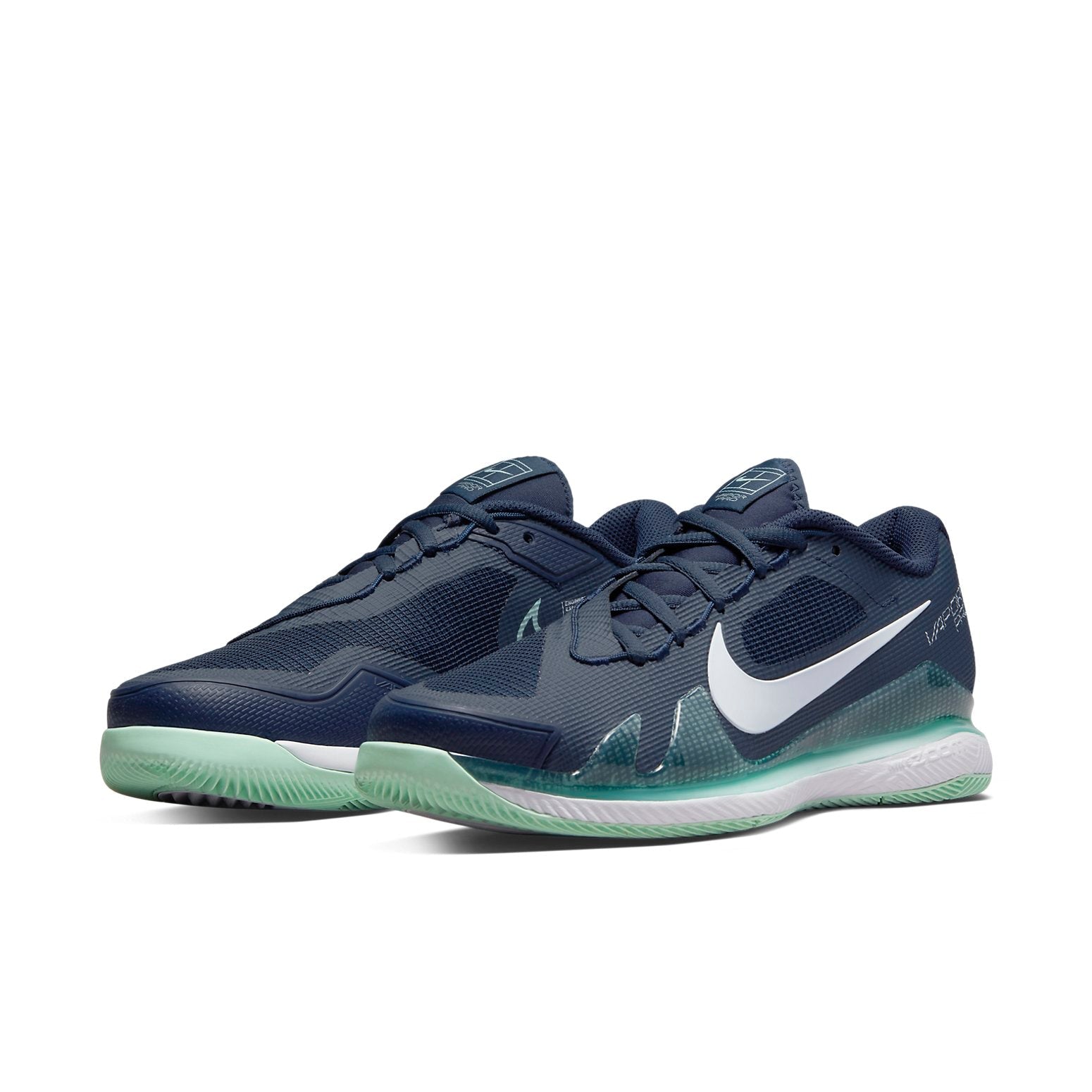 (WMNS) Nike Court Air Zoom Vapor Pro 'Obsidian Mint Foam' CZ0222-410