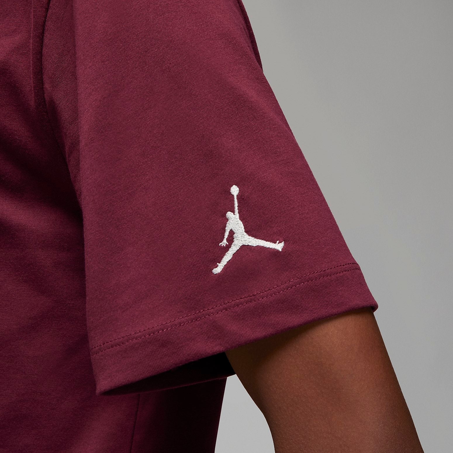 Air Jordan Air Embroidered T-Shirt 'Cherrywood Red' DM3182-680