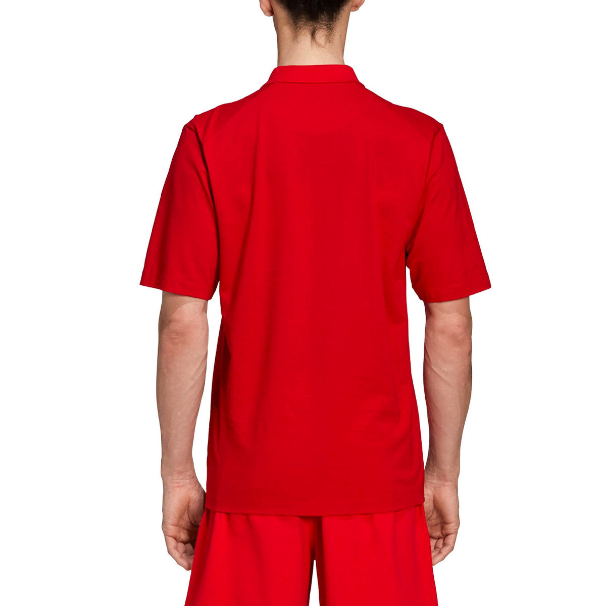Men's Y-3 Logo Short Sleeve Polo Shirt Red GV4249