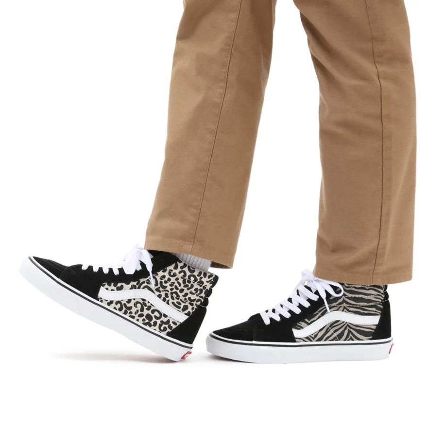 Vans SK8-HI Canvas Sneakers Black/White VN0A32QG9XB
