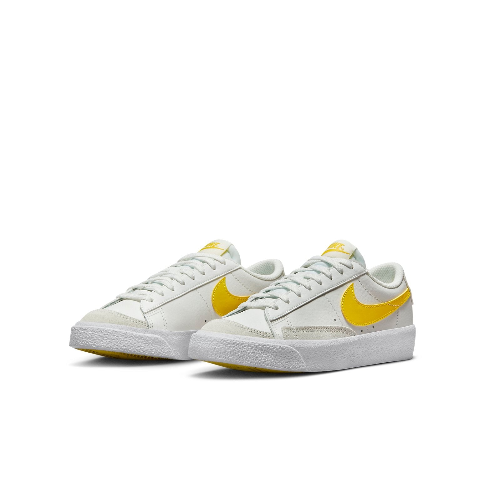 (GS) Nike Blazer Low '77 'White Opti Yellow' DA4074-118