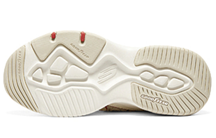 (WMNS) Skechers D'Lites 'White Red' 896069-WRD