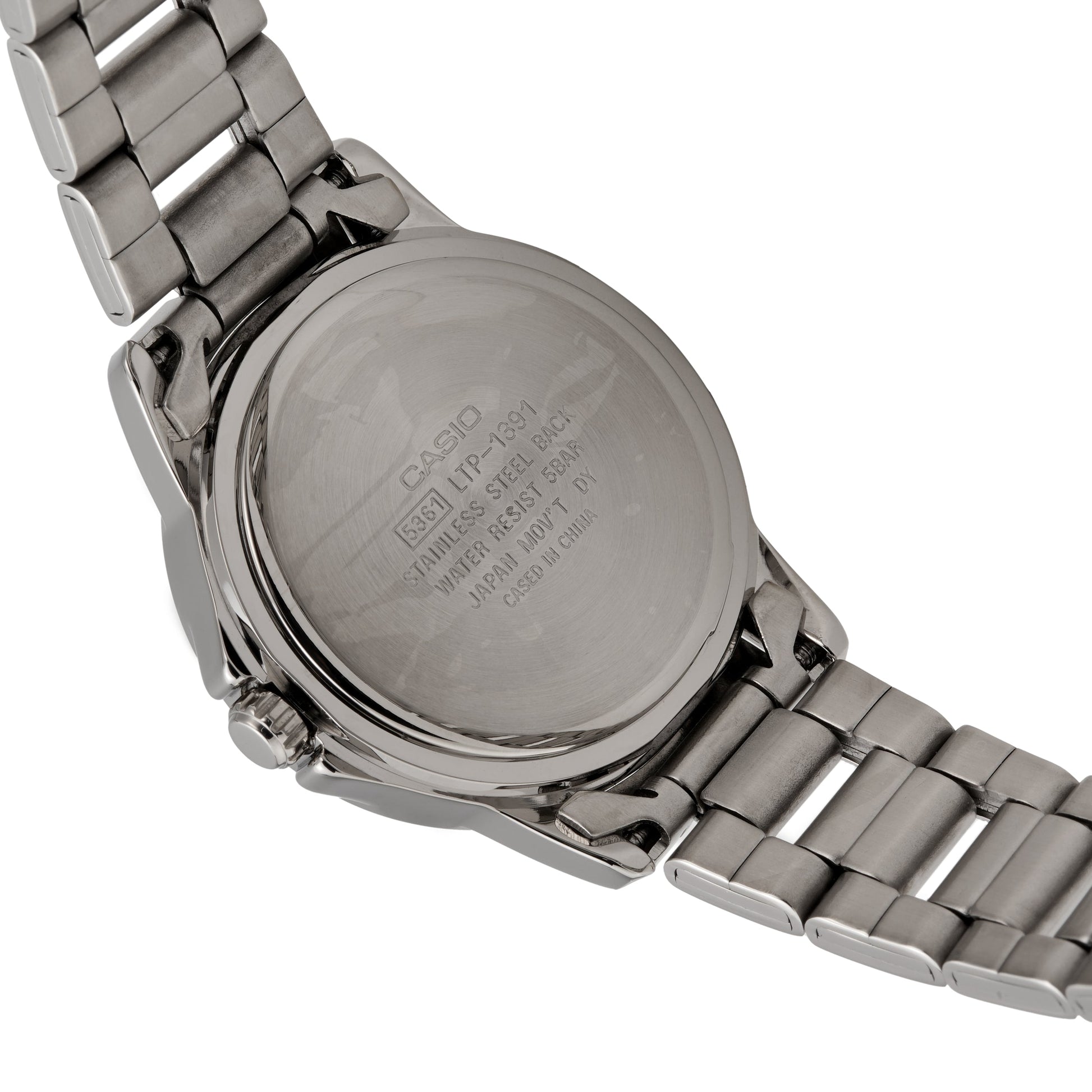CASIO Waterproof Stainless Steel Strap Silver Analog LTP-1391D-7AVDF