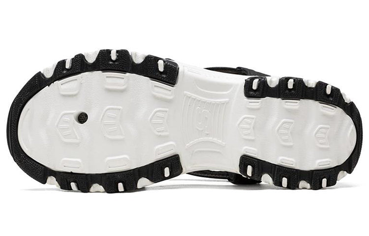 (WMNS) Skechers D'lites Sandals Black 31517-BLK