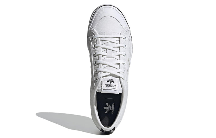 (WMNS) adidas Nizza Platform 'White Black' GW3870