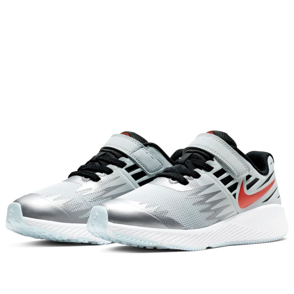 (PS) Nike Star Runner SD 'Grey Black Red' BQ8843-001
