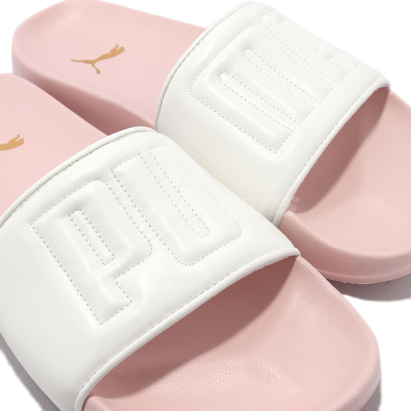 (WMNS) PUMA WMNS Leadcat 2.0 Quilted Slide 'Pristine Rose Dust' 389119-03