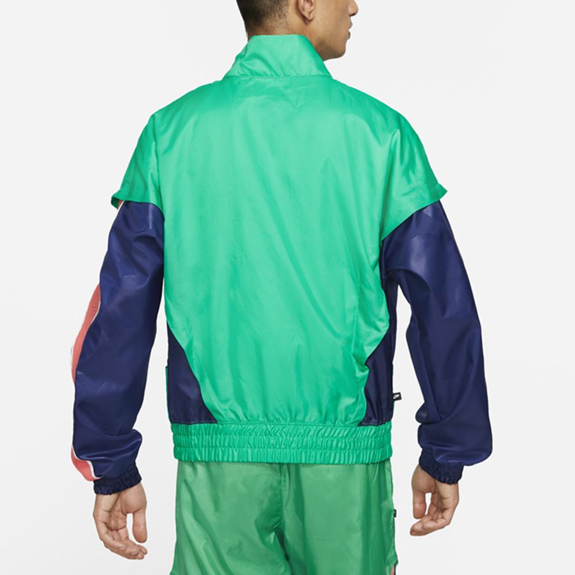 Nike Giannis Lightweight Colorblock Jacket 'Green' DA5670-372