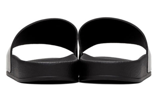 Off-White Rubber 1001 Black White Black Slippers OMIA087S19C220291001